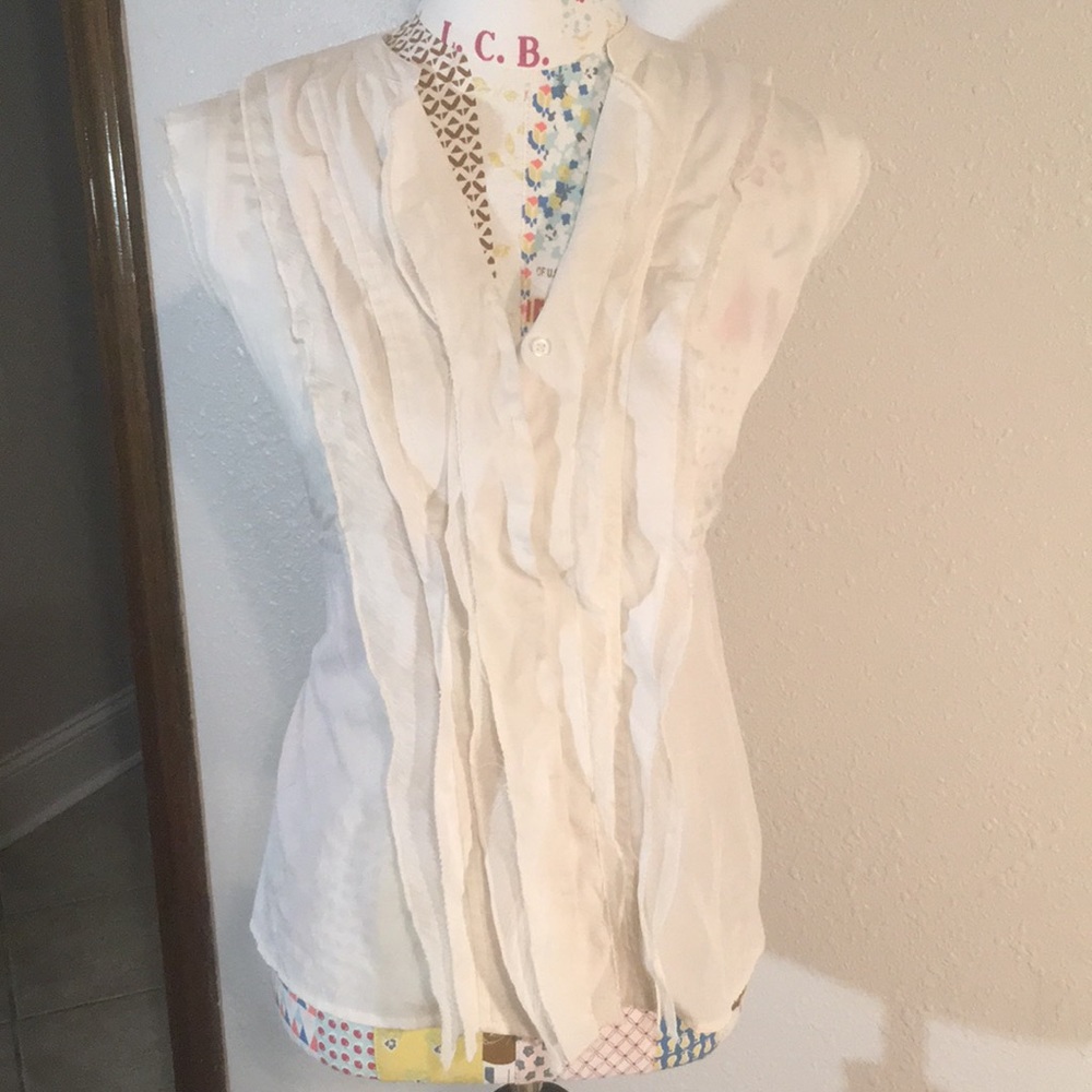 Converse Ruffled Chiffon Tunic